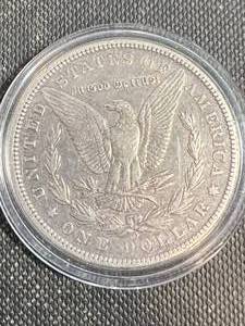 1892-O US MORGAN SILVER DOLLAR IN AIRTITE