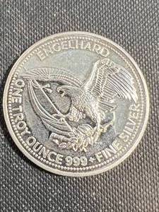 1984 ENGELHARD AMERICAN PROSPECTOR 1 TROY OZ .999 FINE SILVER