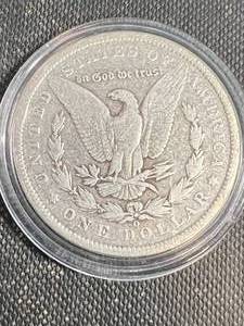 1896-O US MORGAN SILVER DOLLAR IN AIRTITE