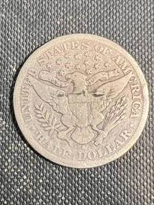 1896-S US BARBER HALF DOLLAR