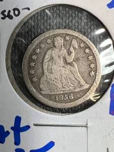 1856-O US SEATED LIBERTY DIME