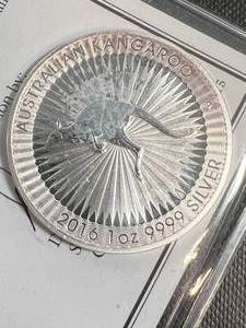2016 AUSTRALIAN KANGAROO 1 TROY OZ .9999 FINE SILVER WITH CERTIFICATE