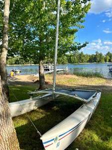 1975 Hobie Cat 16 Sailboat w Trailer