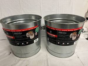 lot 16 image: 2 x 6 Gallon Behrens Metalware Buckets