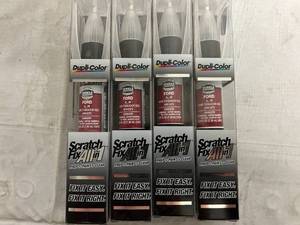 lot 59 image: 4 Duplicolor Scratch Fix All-in-1 Pens - Ford Dark Toreador Red