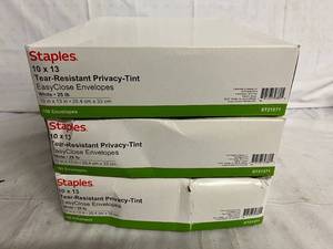 lot 103 image: 3 x 100 Packs of Privaccy EasyClose Envelopes