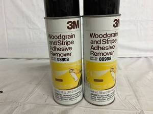 lot 119 image: 2 Bottles of 3M Woodgrain and Stripe Adhesive Remover