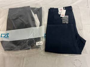 lot 143 image: 3 Pairs of Black Cutter and Buck Pants - Size 3432