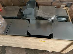 lot 157 image: Wooden Crate Filled with Metal Ducting