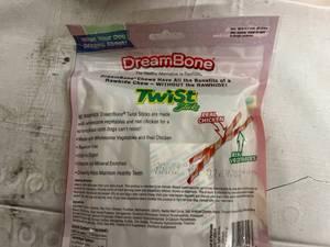 lot 53 image: 3 x 50 Pack of DreamBone Twist Stick Dog Treats Best By 01092025