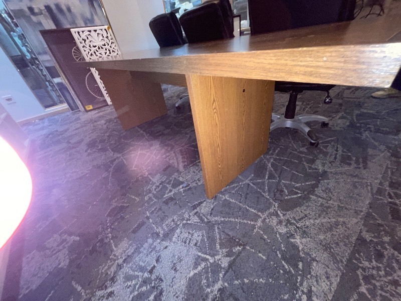 lot 91 image: Wood Office Conference Table