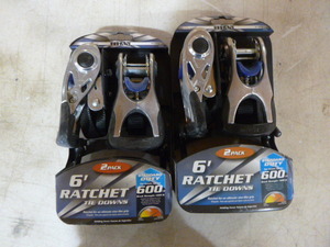 lot 27 image: 2 Titan Ratchet Tie-Downs