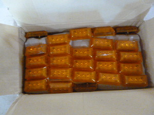 lot 84 image: 50 Lumen X Amber Marker Lights