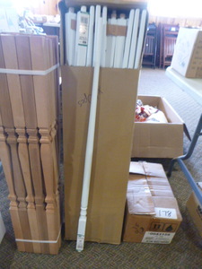 lot 181 image: 40 Design House Primed Taper Top Balusters