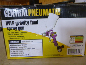 lot 207 image: Central Pneumatic Spray Gun and Stand