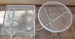 lot 96A image: Two Small Metal Folding Tables