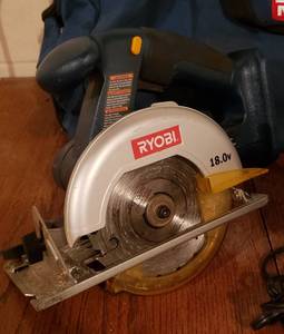 lot 85 image: Ryobi Battery Operated Tools with Large Size Zip Up Tote Bag