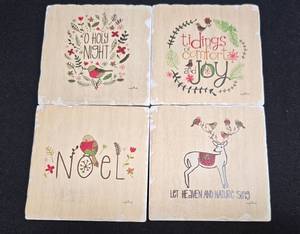 lot 62 image: Christmas Themed Books and Home Decor