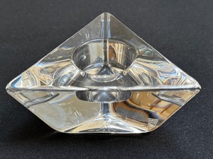 lot 100A image: Orrefors Crystal Candle Holder