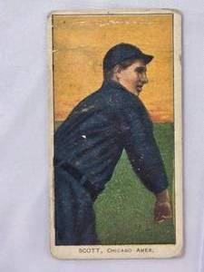 lot 11 image: Jim Scott 1910 T206 Piedmont Tobacco Card