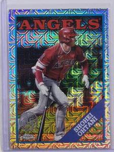 lot 24 image: Shohei Ohtani 2023 Topps Chrome Clubhouse Mojo Refractor Card #2T88C-25