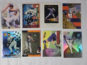 lot 45 image: Lot of 8 Derek Jeter Cards Including Rookie Die Cut