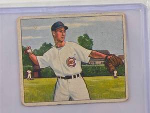 lot 63 image: Wayne Terwilliger 1950 Bowman No. 114 Vintage Baseball Card