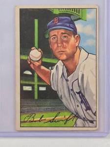 lot 65 image: Bob Swift 1952 Bowman No. 131 Vintage Baseball Card