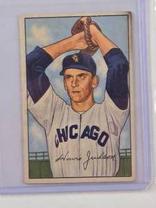 lot 68 image: Howie Judson 1952 Bowman No. 149 Vintage Baseball Card