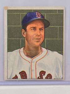 lot 75 image: Ellis Kinder 1950 Bowman No. 152 Vintage Baseball Card