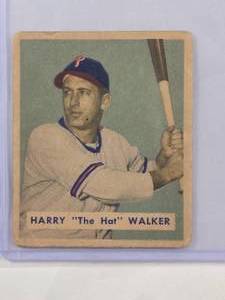 lot 84 image: Harry The Hat Walker 1949 Bowman No. 130