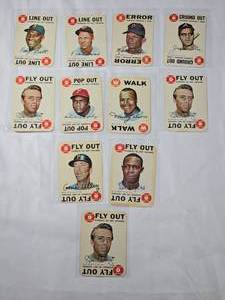 lot 85 image: Lot of 11 of the Topps 1968 Baseball Game