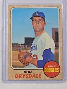 lot 89 image: Don Drysdale 1968 Topps No. 145