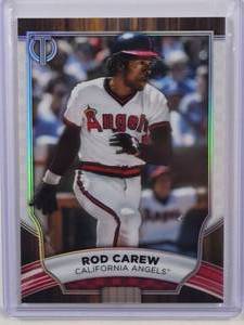 lot 93 image: Rod Carew 2022 Topps Triple Threads No. 46