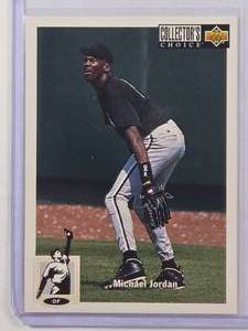 lot 99 image: Michael Jordan 1994 MLB Rookie Card Collectors Choice No. 23