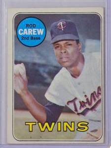 lot 109 image: Rod Carew 1969 Topps No. 510