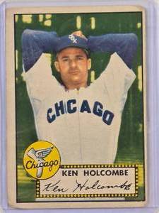 lot 168 image: Ken Holcombe 1952 Topps No. 95 Vintage Baseball Card