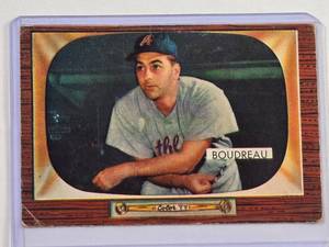 lot 172 image: Lou Boudreau 1955 Bowman No. 89