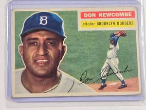 lot 176 image: Don Newcombe 1956 Topps No. 235