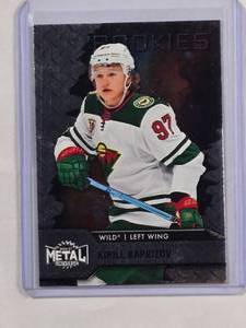 lot 194 image: Kirill Kaprizov Rookie 2020-21 NHL Metal Universe No. 125