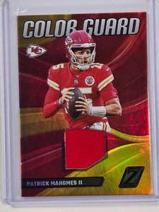 lot 201 image: Patrick Mahomes II 2023 Panini Zenith Relic No. CG-1