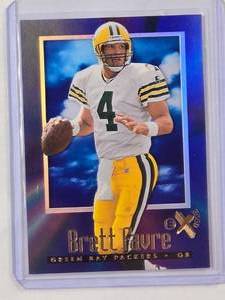 lot 212 image: Brett Favre 1997 Skybox eX2000 No. 13