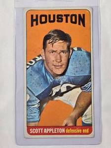 lot 232 image: Scott Appleton 1965 Topps Rookie Short Print No. 66