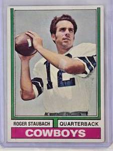 lot 245 image: Roger Staubach 1974 Topps No. 500