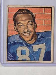 lot 248 image: Bob Mann 1950 Bowman No. 122 Vintage Football Card