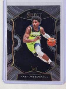lot 251 image: Anthony Edwards Rookie 2020-21 Panini Select No. 61