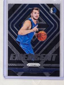 lot 257 image: Luka Doncic Rookie 2018-19 Panini Prizm Emergent No. 3