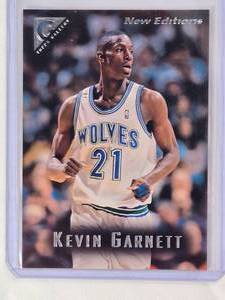 lot 267 image: Kevin Garnett Rookie Topps Gallery New Editions No. 41