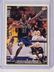 lot 272 image: Kevin Garnett Rookie 1995 Upper Deck Collectors Choice No. 59