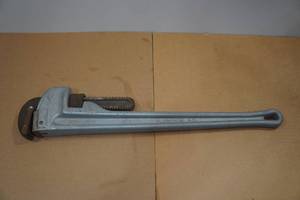 lot 15 image: Ridgid Aluminum 24 Pipe Wrench